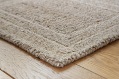 Gray/Ivory/Honey 95.13" x 119.5", pile and edge detail - 7
