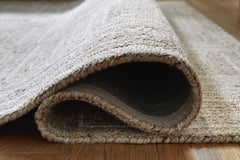 Gray/Ivory/Honey 95.13" x 119.5", rolled rug backing detail - 8