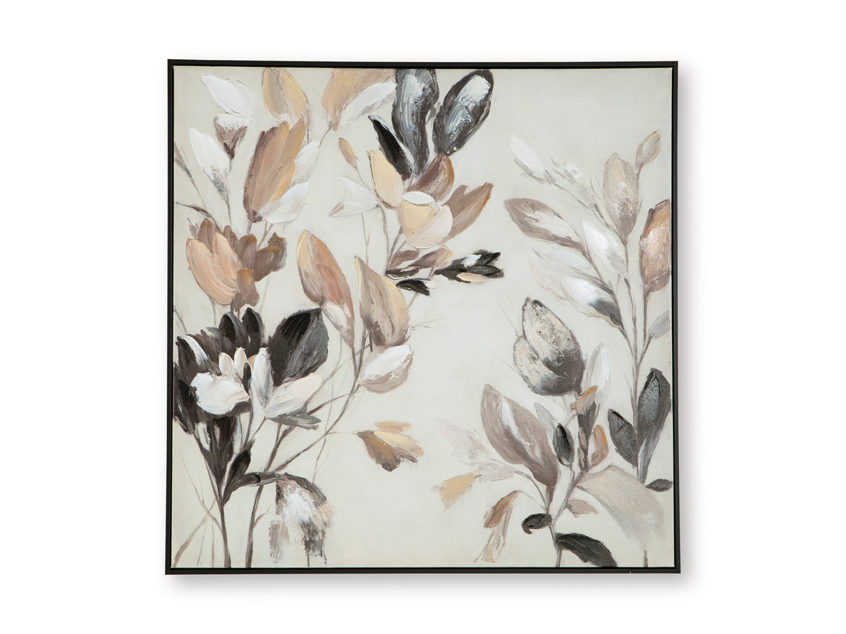 Tan/Brown/Black Trulow wall art, full product view