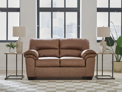 Caramel, loveseat room setting - 2
