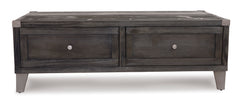 Dark Gray Lift-Top Coffee Table, product view 2 - 2