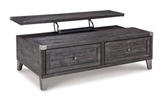 Dark Gray Lift-Top Coffee Table, product view 5 - 5