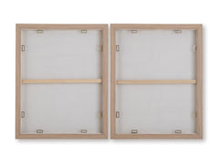 Beige/White Waldett framed canvas set, product view 3 - 3