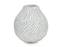 Distressed White 11.75-inch height vase, product view 2 - 2