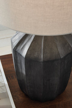 Black table lamp, product view 3 - 3
