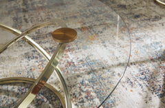 Champagne three-piece table set, product view 4 - 4