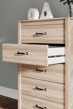 Tan, open drawer detail in room - 4