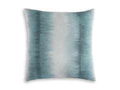 Teal/White / Throw Pillow, complete pillow front - 1