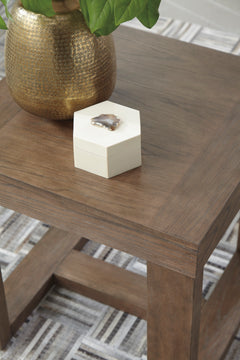 Gray Square End Table, product view 5 - 5