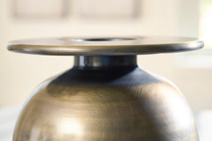 Antique Brass Finish 11.38-inch height vase, product view 4 - 4