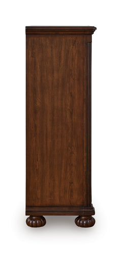 Brown, side view of chest - 4