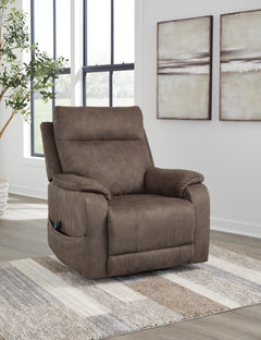 Espresso, recliner in room; other furnishings excluded - 2