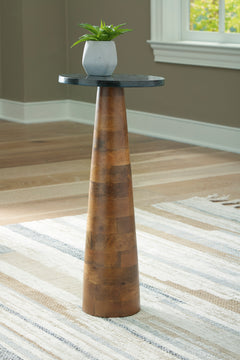 Brown/Black Accent Table, product view 5 - 5