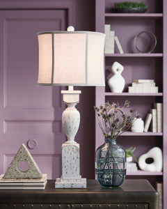 Antique White table lamp, product view 2 - 2