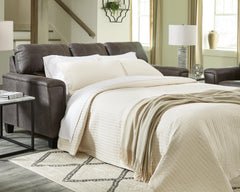 Smoke, sleeper sofa open in room - 6