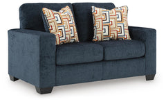 Ink, full loveseat at an angle - 1