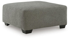 Greystone, complete ottoman angled view - 1