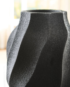 Black 16.63-inch height vase, product view 4 - 8