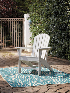 White outdoor Adirondack chair, product view 5 - 23