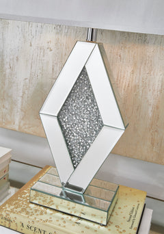 Silver Finish table lamp, product view 3 - 3