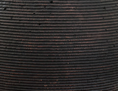 Antique Brown 12-inch height vase, product view 4 - 4