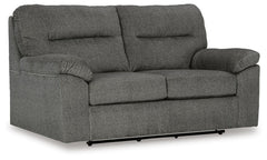 Mineral, complete glider loveseat angle view - 1