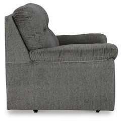 Mineral, complete glider loveseat side view - 4