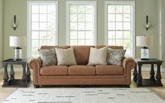 Caramel, complete sofa in room - 2