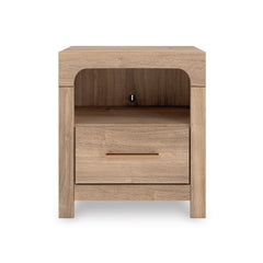 Tan / Nightstand, front view - 3