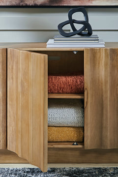 White Washed Accent Cabinet, view 4 - 4