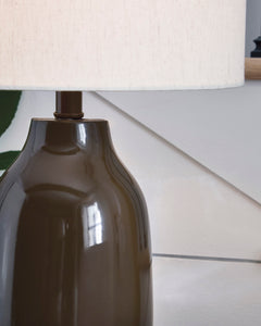 Brown table lamp, product view 3 - 3