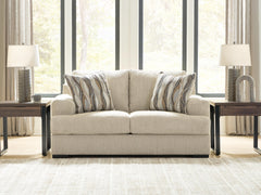 Oatmeal, loveseat in room setting - 2
