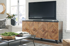 Two-tone Brown accent cabinet, product view 3 - 3