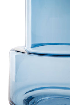 Dark Blue 9.75-inch height vase, product view 3 - 3