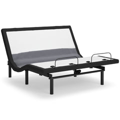 Charcoal Gray / King, King base with head and foot raised - 9