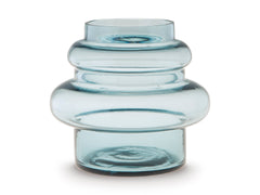 Blue 7.5-inch height vase, product view 2 - 2