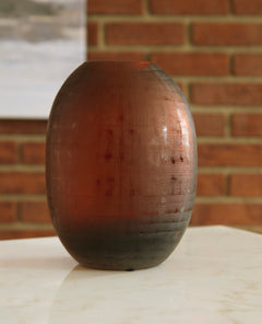 Amber 7.75-inch height vase set, individual vase product view - 2