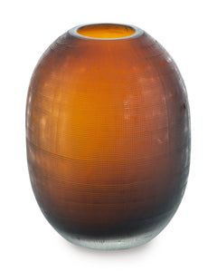 Amber 7.75-inch height vase set, individual vase product view - 3