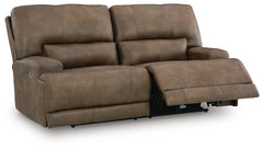 Earth, complete sofa with footrest extended - 3