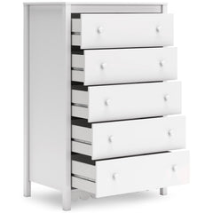 White, chest with drawers open - 2