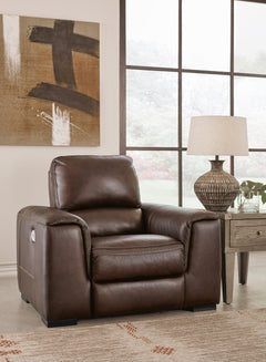 Walnut, recliner in room; other furniture and decor excluded - 2