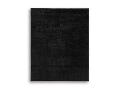 Black 96" x 119.75", complete rug product view - 1