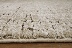 Brown/Taupe 108" x 144", pile and edge detail - 3