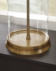 Clear/Gold Finish table lamp, product view 4 - 4