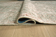 Multi 59.5" x 89", rolled rug backing detail - 12