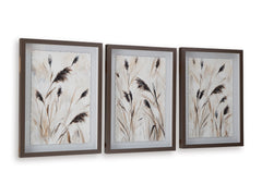 Brown/Black/White Honslow wall art set, product view 2 - 2