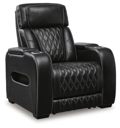 Black, full recliner in closed position - 1