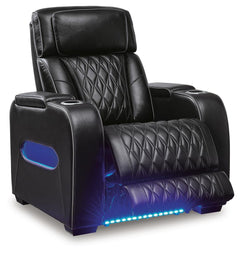 Black, full recliner in open position - 3