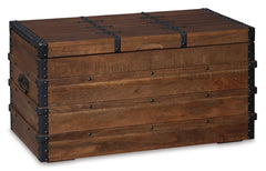 Brown Kettleby storage trunk, full product view - 1