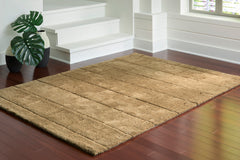 Golden Brown 60.13" x 84.75", room view; furniture excluded - 10
